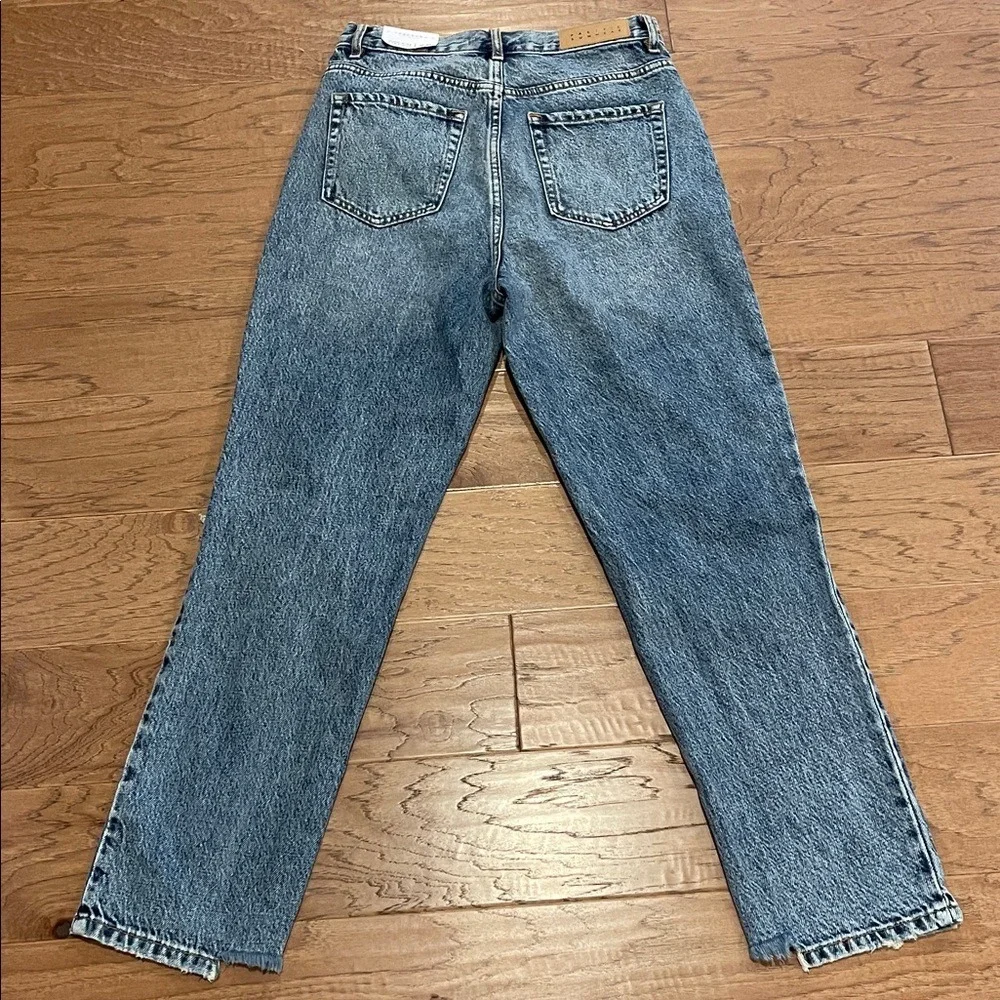 PacSun High Rise‎ Straight Distressed Jeans 26 NWT